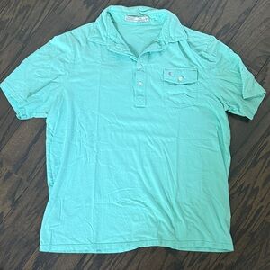 Criquet Men's Short Sleeve Polo in Mint